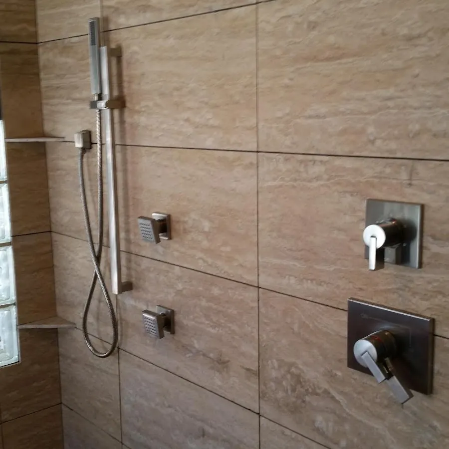 Shower fixture installation for Gas Line Repair in Towson